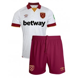 West Ham United Dětské Alternativní dres komplet 2024-25 Krátký Rukáv (+ trenýrky)